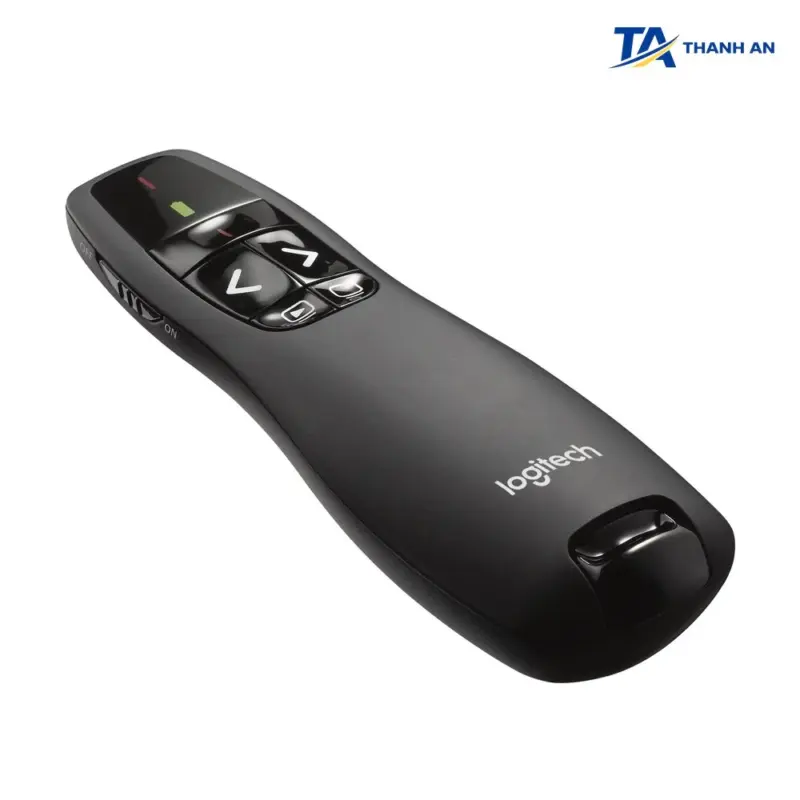 Bút trình chiếu không dây Logitech R400 chính hãng (Tia laser đỏ, Sóng 2.4GHz 15m) - Ảnh 2