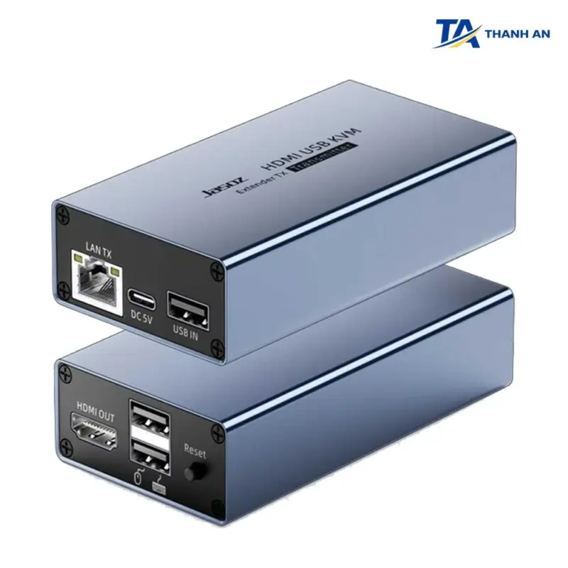 Bộ kéo dài HDMI qua cáp LAN 150m KVM Jasonz T-G183 Chính Hãng (Full HD 1080P, USB KVM, Loop Out) - Ảnh 2