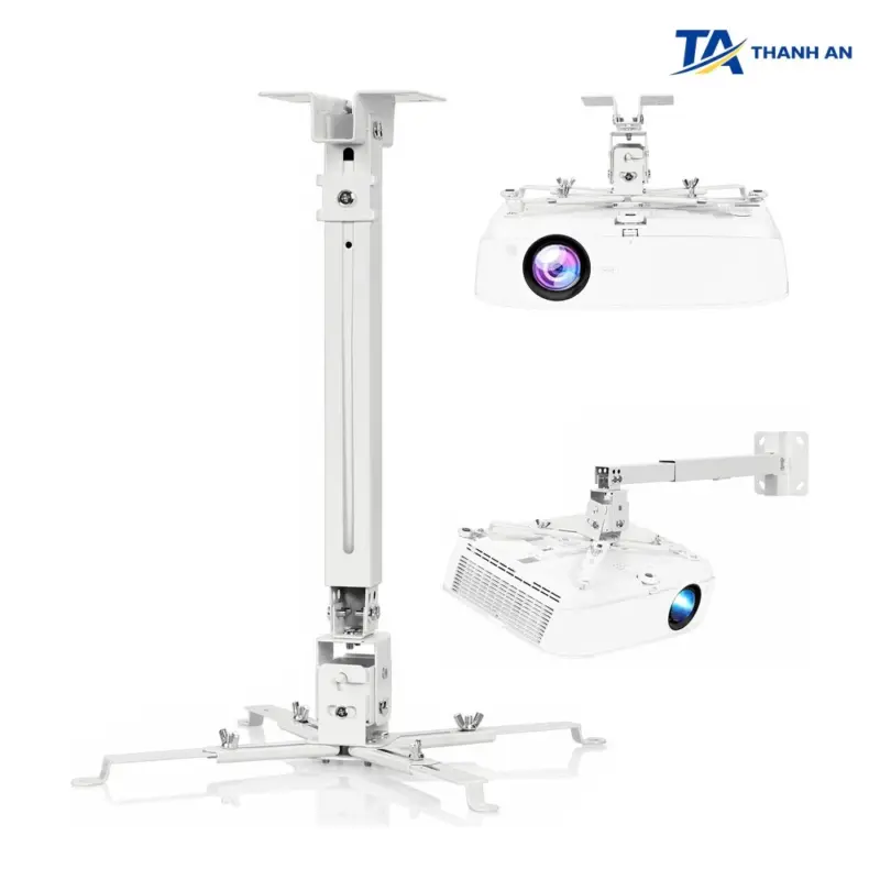 Giá treo máy chiếu trần đa năng 1.2 mét hợp kim nhôm chịu tải 20kg - Ảnh 2