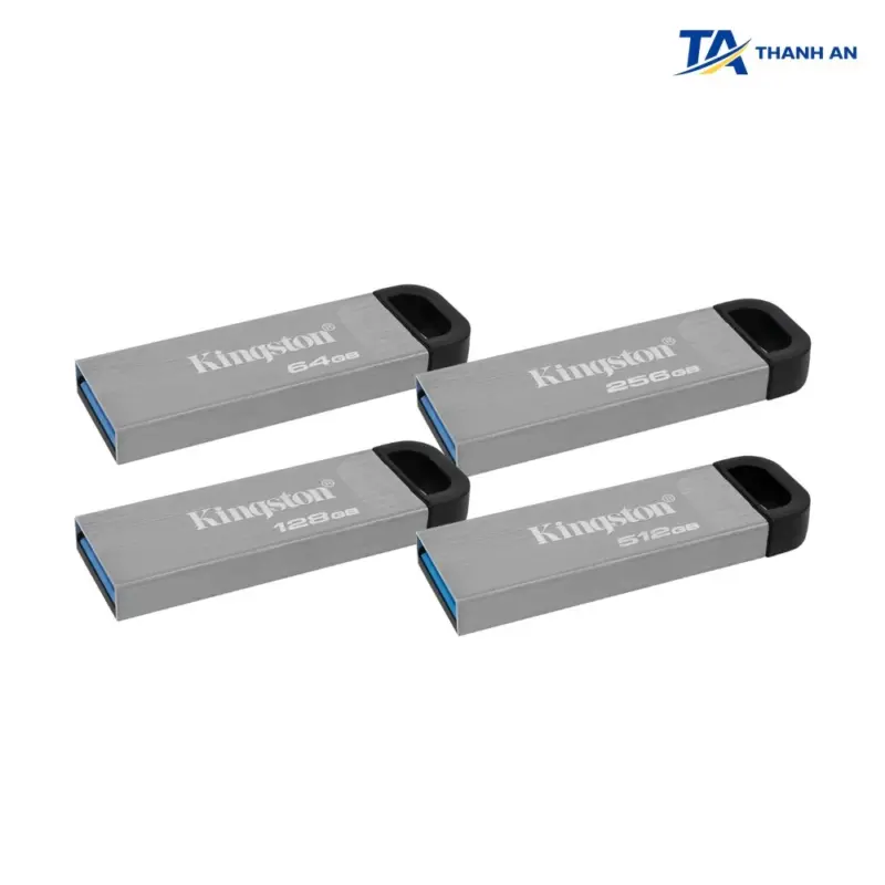USB Kingston DataTraveler Kyson 64GB Vỏ Kim Loại Nguyên Khối USB 3.2 Gen 1 (Đọc 200MB/s) - Ảnh 1