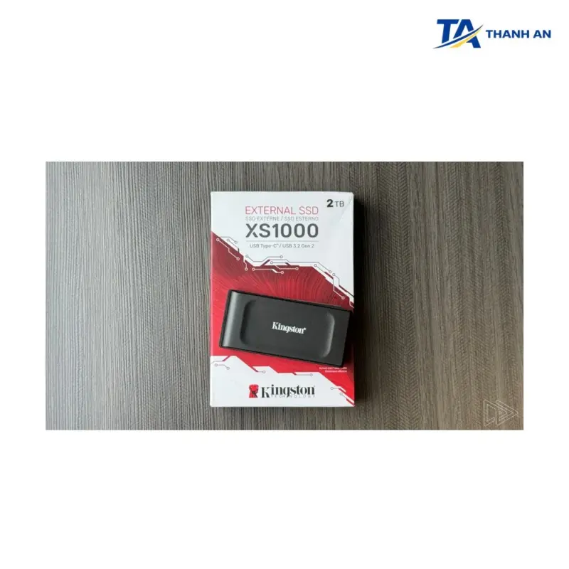 Ổ cứng di động SSD Kingston XS1000 1TB USB 3.2 Gen 2 Chính Hãng (Đọc 1050MB/s, Siêu Nhỏ Bằng Nửa Bàn Tay) - Ảnh 1
