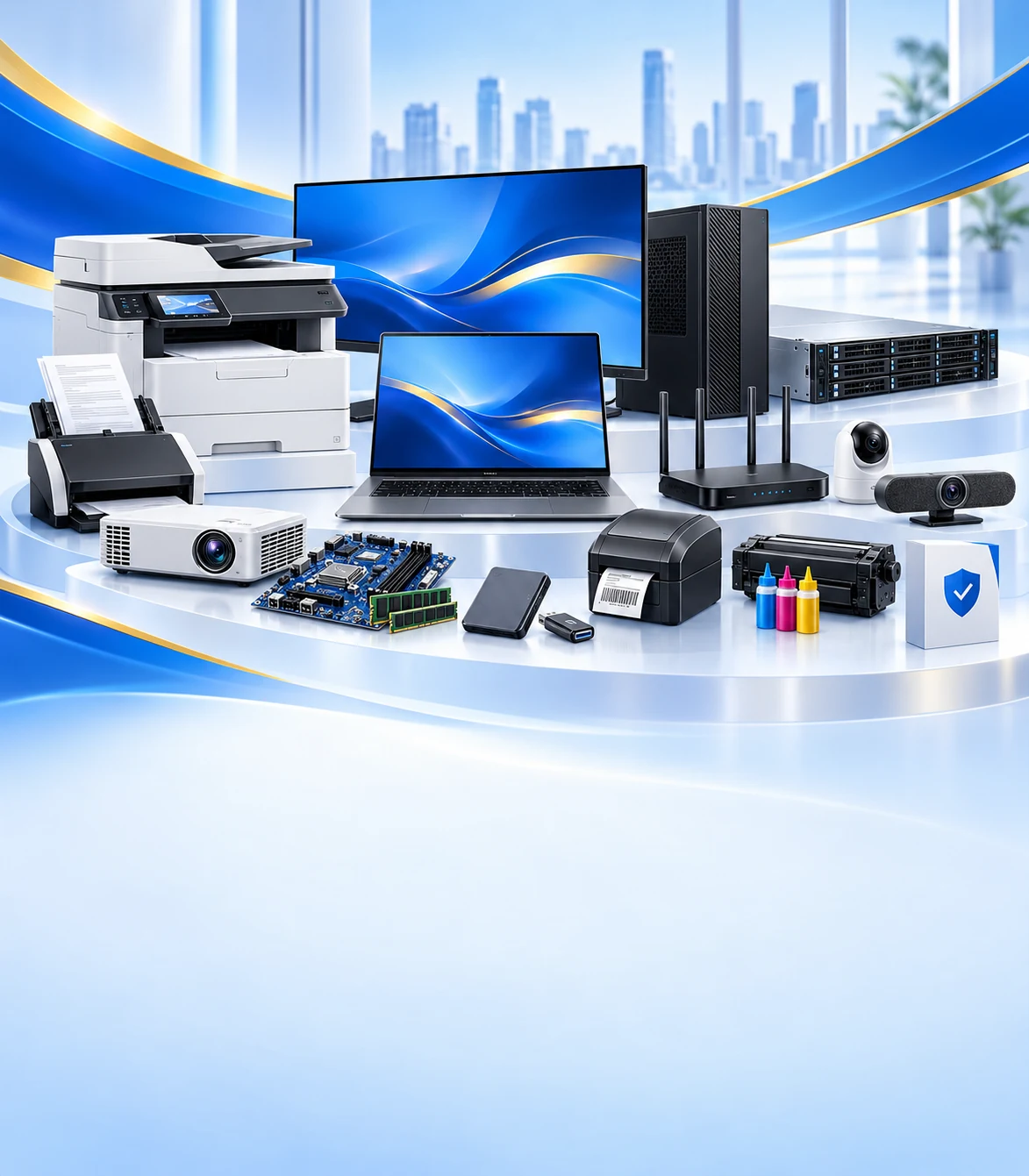 Các nhóm sản phẩm công nghệ và thiết bị văn phòng Thành An