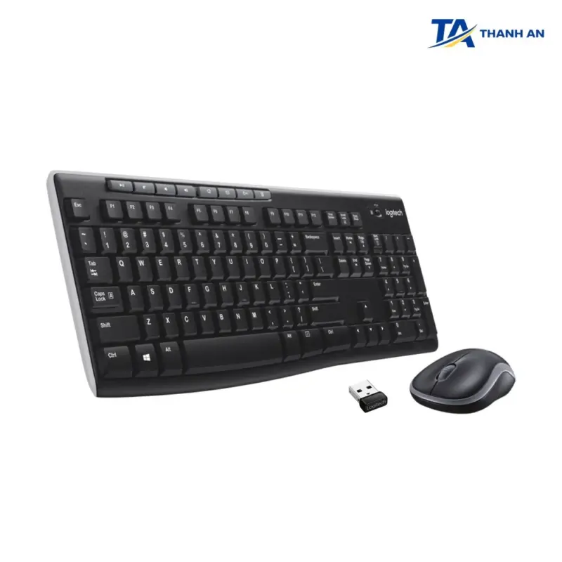Bộ bàn phím và chuột không dây Logitech MK270 Wireless (Pin 24 tháng, Sóng 2.4GHz) - Ảnh 1