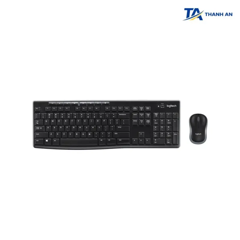 Bộ bàn phím và chuột không dây Logitech MK270 Wireless (Pin 24 tháng, Sóng 2.4GHz) - Ảnh 2