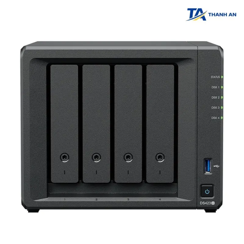 Thiết bị lưu trữ mạng NAS Synology DiskStation DS423+ Chính Hãng (4 Bay, Intel Celeron J4125) - Ảnh 1
