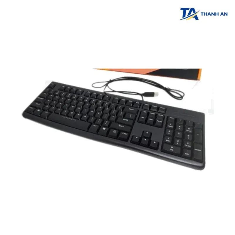 Bàn phím văn phòng DAREU LK185 Chính Hãng (Full-size 104 phím / Cổng USB / Phím bấm êm) - Ảnh 3