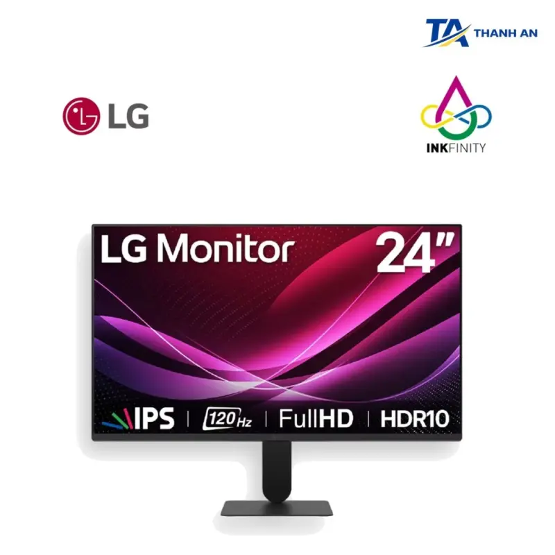 Màn hình máy tính LG 24U411A-B Chính Hãng (23.8 inch IPS FHD 120Hz / 1ms MBR / HDMI) - Ảnh 1