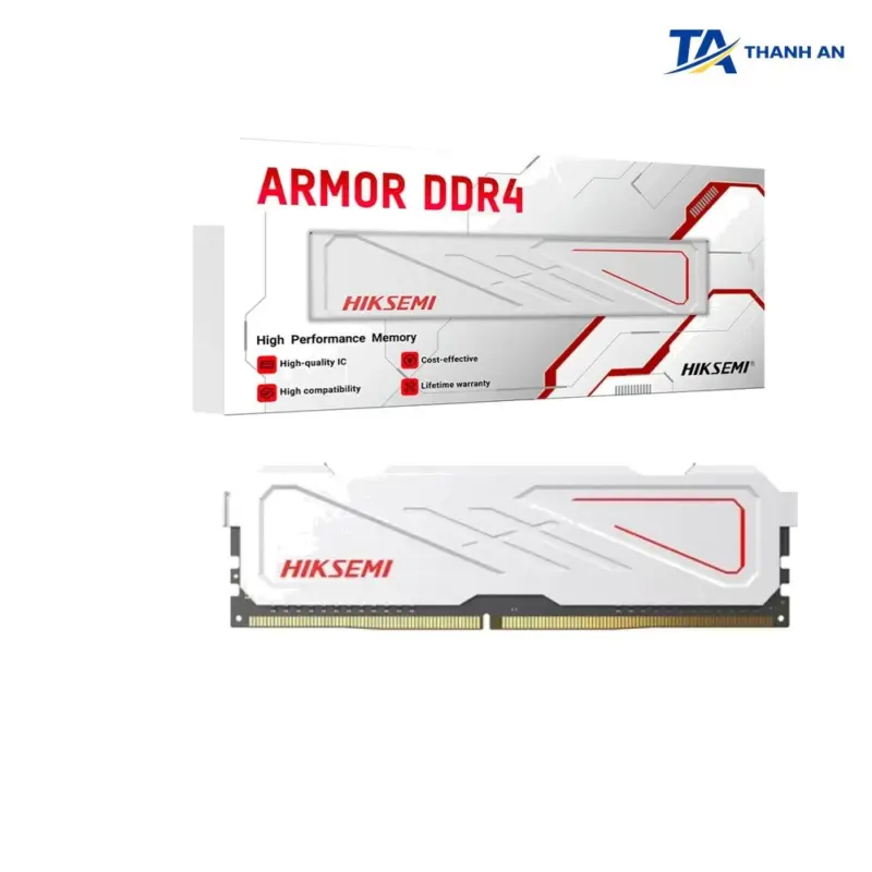 Bộ nhớ RAM Hiksemi Armor 16GB DDR4 3200MHz Chính Hãng (Tản nhiệt nhôm / CL16 / Đa nhiệm mạnh) - Ảnh 3
