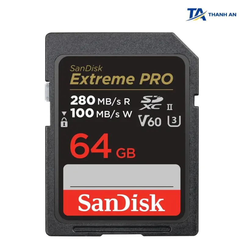 Thẻ nhớ SanDisk Extreme Pro SDXC 64GB Chính Hãng (UHS-I U3 V30, Đọc 200MB/s, Ghi 90MB/s, 4K UHD) - Ảnh 1
