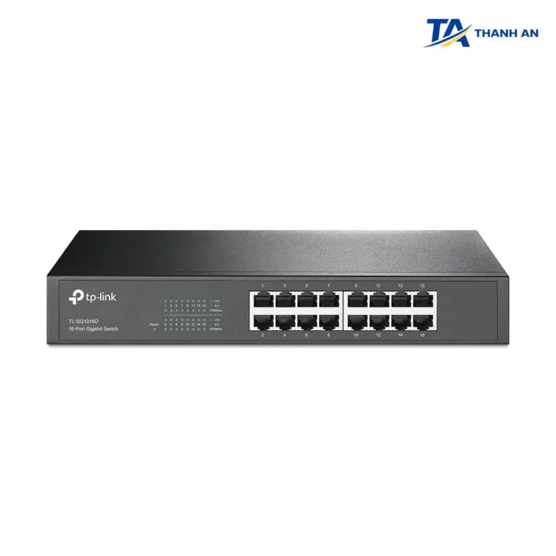 Switch chia mạng TP-Link TL-SG1016D Chính Hãng (16 Cổng Gigabit, Vỏ Sắt Để Bàn / Tủ Rack) - Ảnh 1